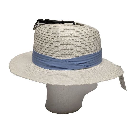 Panama Hat 3-inch Brim Wide Pleated Hatband Sweatband with Clip **NEW** - Picture 5 of 10